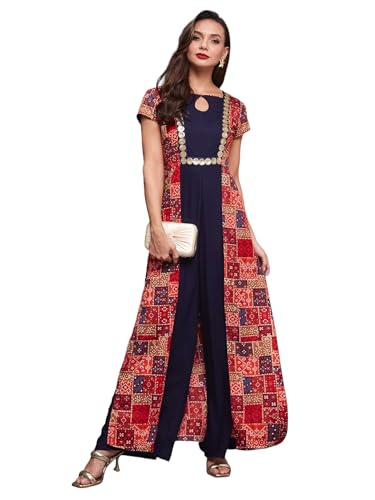 Image of Miss Chase Women's Keyhole Neck Regular Sleeve Regular Length Jumpsuit with Pockets