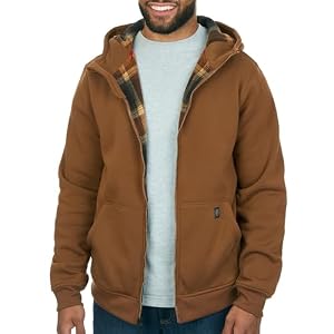 Coleman Kupfer Sherpa Fleecejacke mit Kapuze