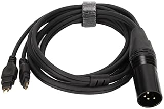 Annadue HiFi Cable with 4-pin XLR Balanced Male for Sennheiser HD650 HD600 HD580 HD660S HD58X HD565 HD545 HD535 HD6XX Headphone Replacement Audio Upgrade Cable