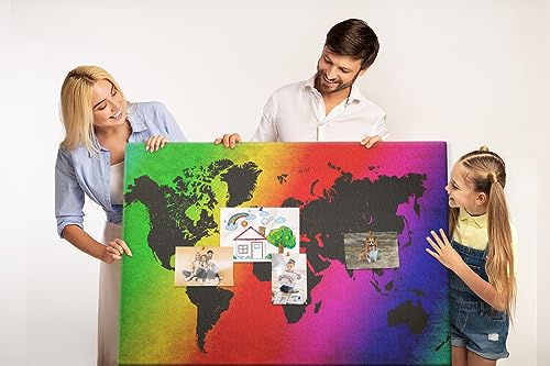 Tableau en liège mural 140x100 pour ranger ses notes et vider son bureau