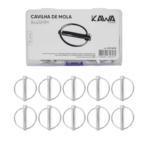 Bricoferr Sicherungsclip 80 x 5,5 x 50 mm (10 Stück)