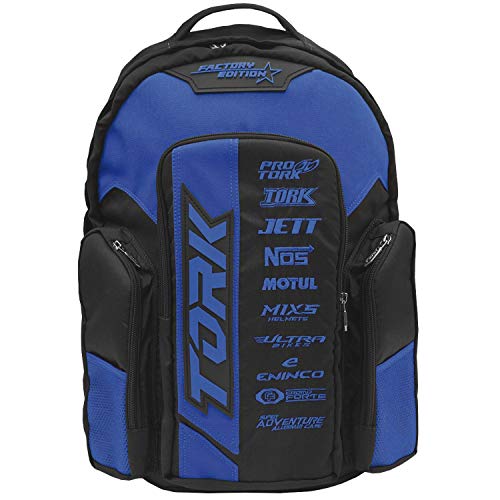 MOCHILA ADULTO PRO TORK FACTORY EDITION 02 PRETO - AZUL TAM. ÚNICO