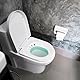 Relaxdays Sitzbad für Toilette, faltbar, Sitzbadewanne HBT: 12x36x39 cm, WC-Einsatz Intimpflege, Kunststoff, weiß/türkis