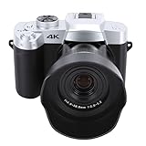 Caméra numérique 4K 75 MP pour, avec écran Tactile orientable de 3 Pouces, Zoom Optique 12...