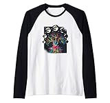 Photo Gallery fasi della luna atmosfera colorata vita dell albero retro maglia con maniche raglan Photo Gallery fasi della luna atmosfera colorata vita dell albero retro maglia con maniche raglan