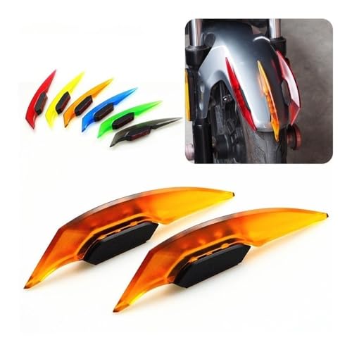 Autocollant de décoration d'aile dynamique ailettes spoiler de moto