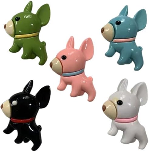 Lurtwais 5 calcomanías magnéticas para nevera con diseño de perro, diseño de animales de dibujos animados, para el hogar, cocina, oficina, pizarra disponible en Yaxa Peru
