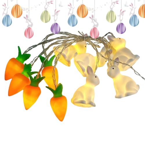 Guirnalda de luces de Pascua interior y luces decorativas LED para el hogar