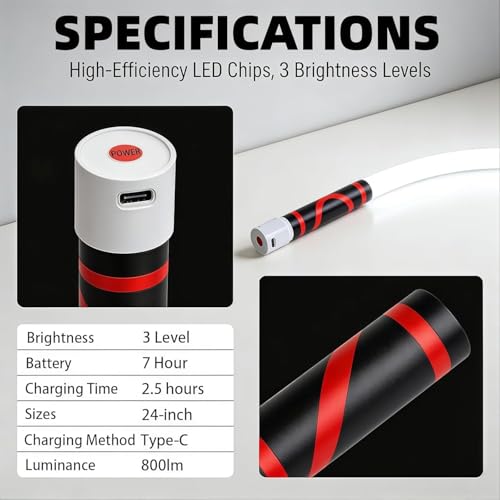 Lampe de travail rechargeable pliable à haute luminosité LED