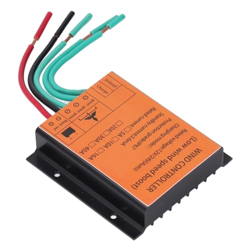 MAVIS LAVEN MPPT Wind Turbine Charge Controller, 12V 24V 40A with Heightened Heat Dissipation Wind Tunnel Design and Automatic Battery Matching, for Industrial Fan Control and Bu