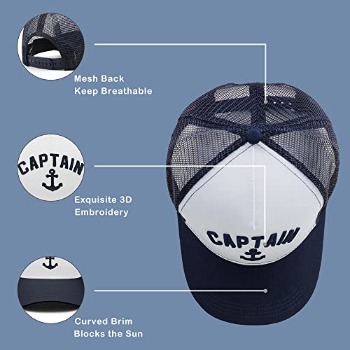 Image of Outdoor Hat Captain Hats Hunting Hat Biggfoot Hat Mountain Baseball Cap Sailing Trucker Hat for Men Women