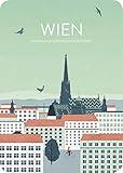  Wien. Magnet: Kühlschrank-Magnet (Zum Verweilen)