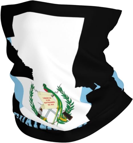 Halswärmer Guatemala Karte Flagge Halstuch Unisex Haarband Bequem Half Face Kopfbedeckung Für Yoga Ski Motorrad