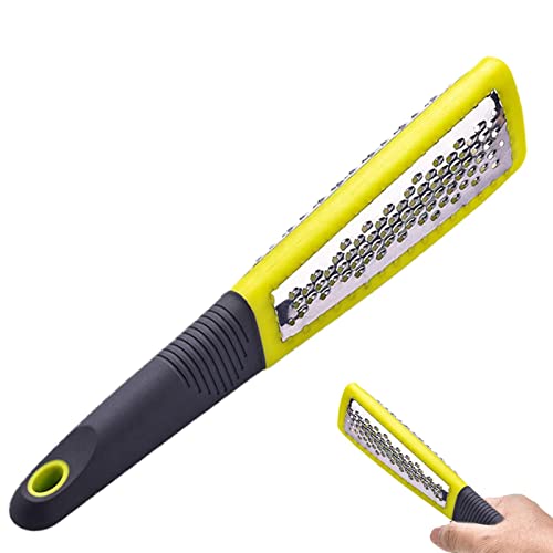 Fowybe Grattugia per Formaggio,Grattugie in Acciaio Inossidabile per impieghi gravosi | Gadget da Cucina Multifunzione a Doppia Faccia Regali Perfetti per Aglio, Noce Moscata, Cioccolato, Frutta