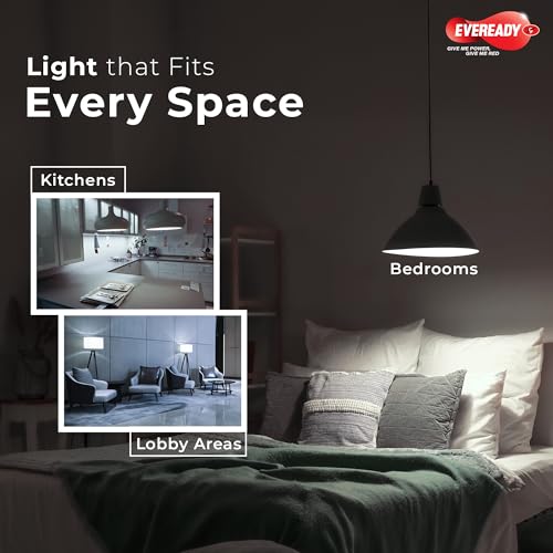 Image of Eveready Xtrabright Emergency Rechargeable 23W LED Bulb for Power Cut | Cool Day Light (6500K) | Energy Efficient | 3 Hour Battery Backup | B22 Base