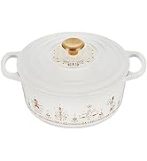 Le Creuset Noël Collection Enameled Cast Iron 12 Days of Christmas Round Dutch Oven, 3.5 qt., White
