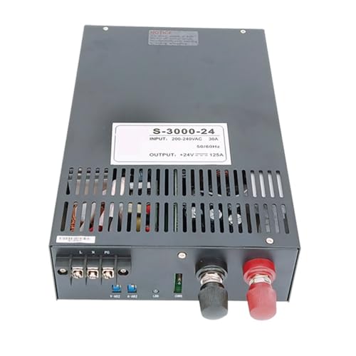 Fuente de alimentación conmutada de 3000 W con o sin pantalla, 0-220 V CC, voltaje y corriente ajustables. Alta estabilidad(Withought Display,0-36V 0-83.3A)