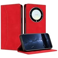 Beajew Cover per Honor X8 4G/Honor X30i, [2X Vetro Temperato]Premium PU Pelle Portafoglio Libretto Flip Protettiva Antiurto Custodia,[Slot Schede] [Chiusura Magnetica] [Funzione Stand]-Marrone