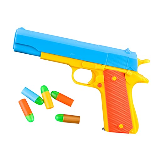 qqqqqq Toy Gun Colt 1911 Toy Gun with Tactical Gun Holster Bullet Gun Revolver Model Target for Shooting Gam Desert Eagle Children Toy Boy Outdoor Shooting for Kids Gun Toys Small