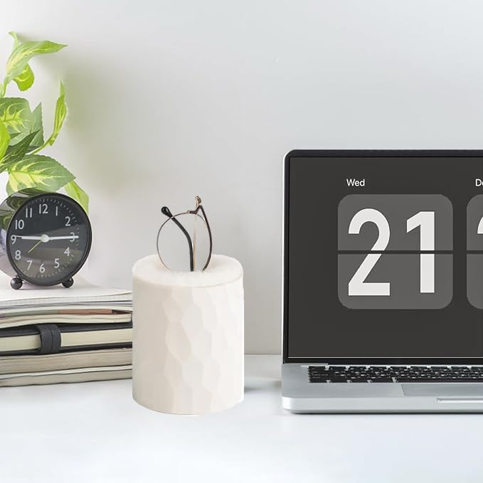 Plush Lined Eyeglasses Holder?Protective Eyeglasses Holder Stand Case, Silicone Glasses Storage Organizer, Anti-scratch Glasses Organizer,non-slip Storage Organizer