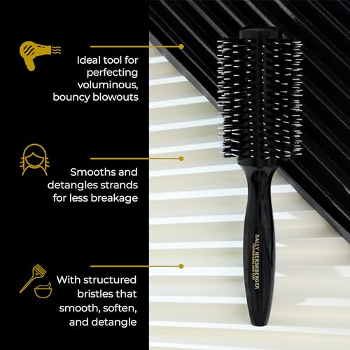 Sally Hershberger Large Round Brush, Premium, Salon-Tested, Volumizing and Smoothing Barrel Hair Brush - Image 2