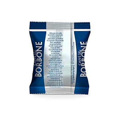 Caffe Borbone Miscela Blu Espresso Pods Compatible with Nespresso Original Machines, Dark Roast Blue Blend, 100 Count Espresso Coffee Pods