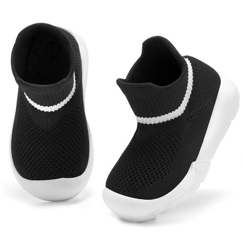MORENDL Baby Sock Shoes Toddler Walking Shoes Infant Slippers Boys & Girls Non-Slip Sneakers