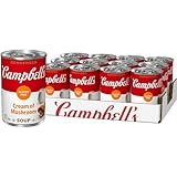 Campbell's Condensed Gluten Free Cream of Mushroom Soup, 10.5 oz Can (12 Pack)