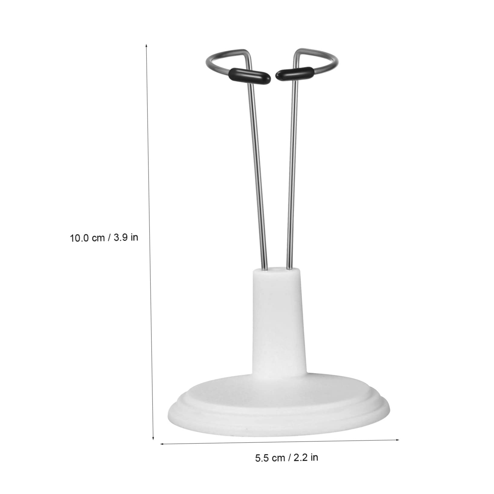 TOPPERFUN 6er Set Puppen-Ständer Für Gehäkelte Stofftiere - Metallständer Mit Holzsockel