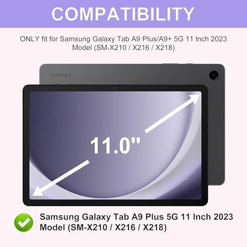 Amouogoey SAMSUNG GALAXY TAB A9+ CASE Keyboard Case For Samsung Galaxy Tab A9 Plus 5G 11 Inch 2023 thumb #6
