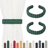 🔥【Facile à utiliser】Les embrasses de rideaux Pretty Jolly peuvent fixer ou desserrer les rideaux en quelques secondes. Vous pouvez utiliser différentes méthodes de fixation selon vos préférences pour que vos rideaux atteignent la meilleure beauté. En outre, lorsque vous n'utilisez pas d'embrasses pour rideaux, vous pouvez les accrocher à n'importe quel endroit pour des décorations
