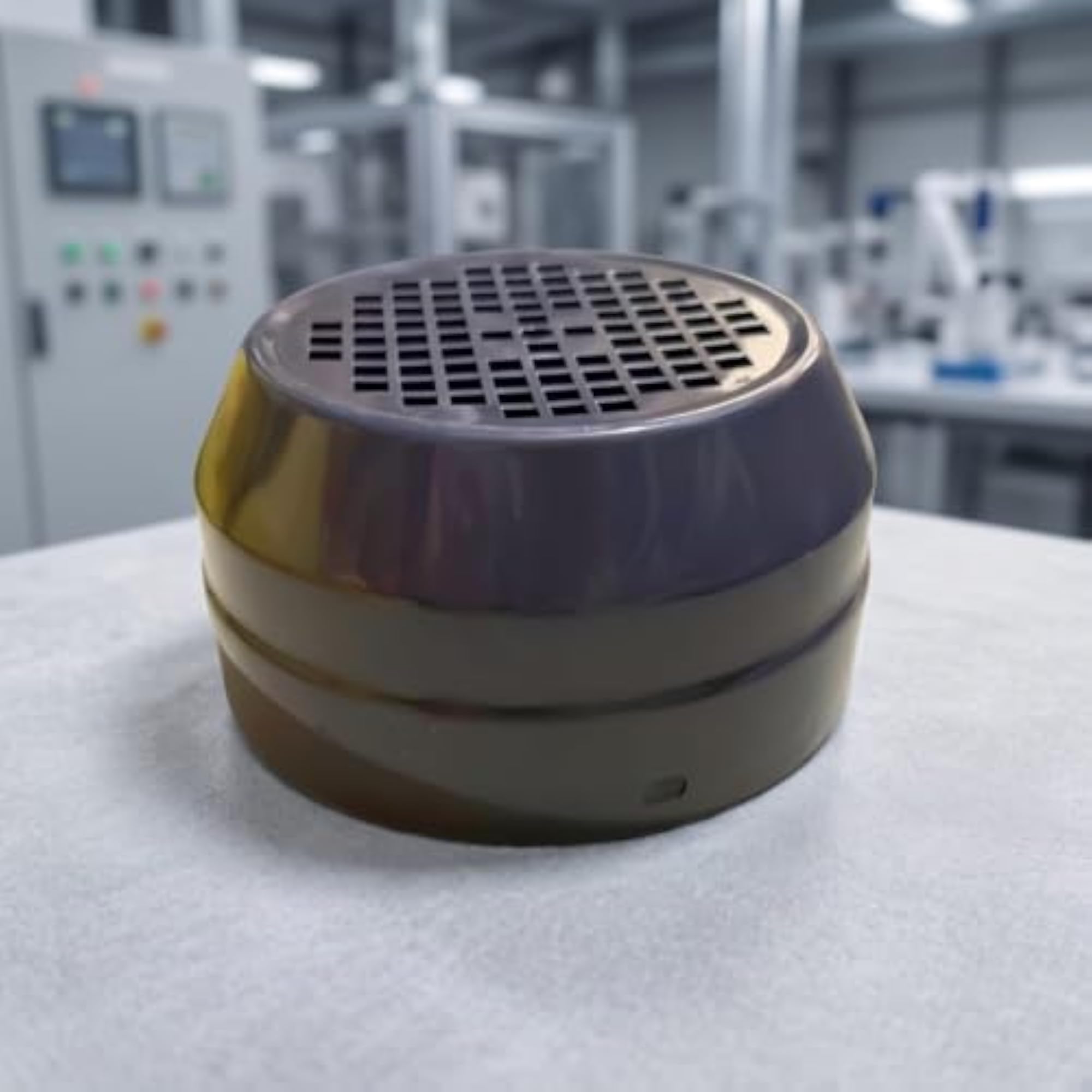 Cylindrical Motor Fan Cover with Ventilation Grille