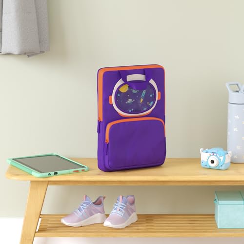 Image of Amazon Fire HD8 Kids Pro Tablet Sleeve Bundle - Bundle includes Amazon Fire HD8 Kids Pro tablet, 64GB, Hello Teal & Spaceman Carrying Case