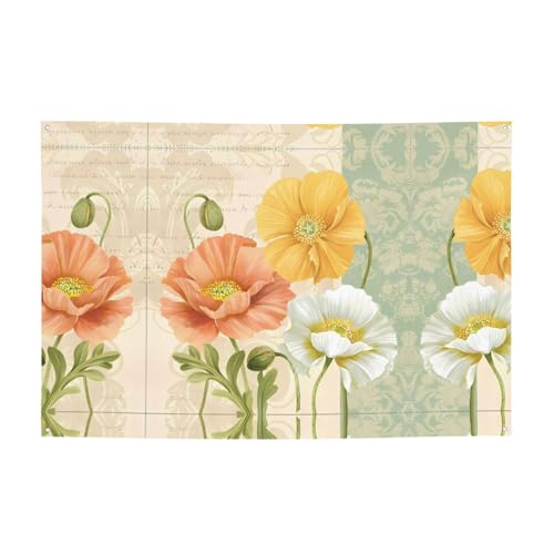 Drapeaux coquelicots pastel deco pour harmoniser votre maison