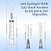 Xuanda 50Pack 5ml Syringes Individual Package Suitable for Industrial, Scientific, Measuring, Watering, Pet Feeding, Glue Applicator