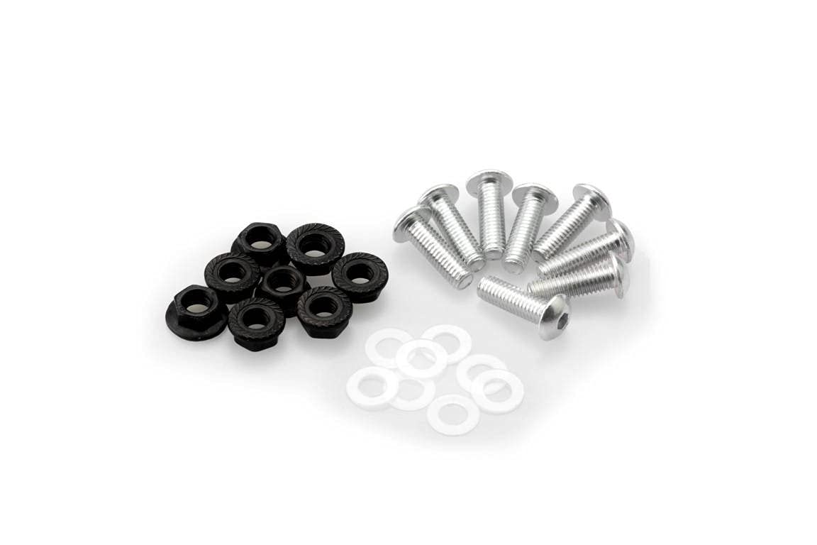 Puig 0956P Kit Fasteners, Silver