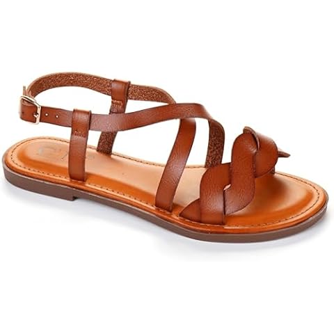 Sandales C'M PARIS Femme Camel Cover