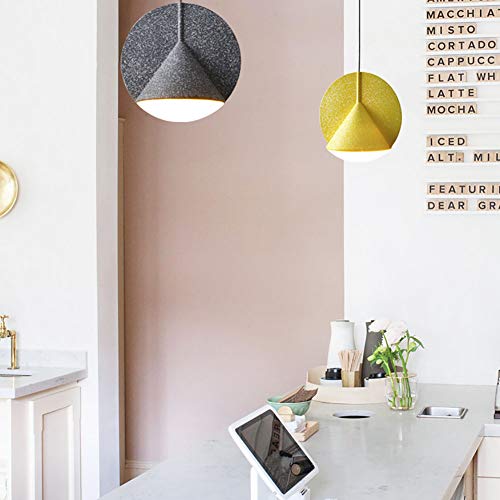 Mini lustre multicolore LED de 30 cm, luminaire suspendu au design compact