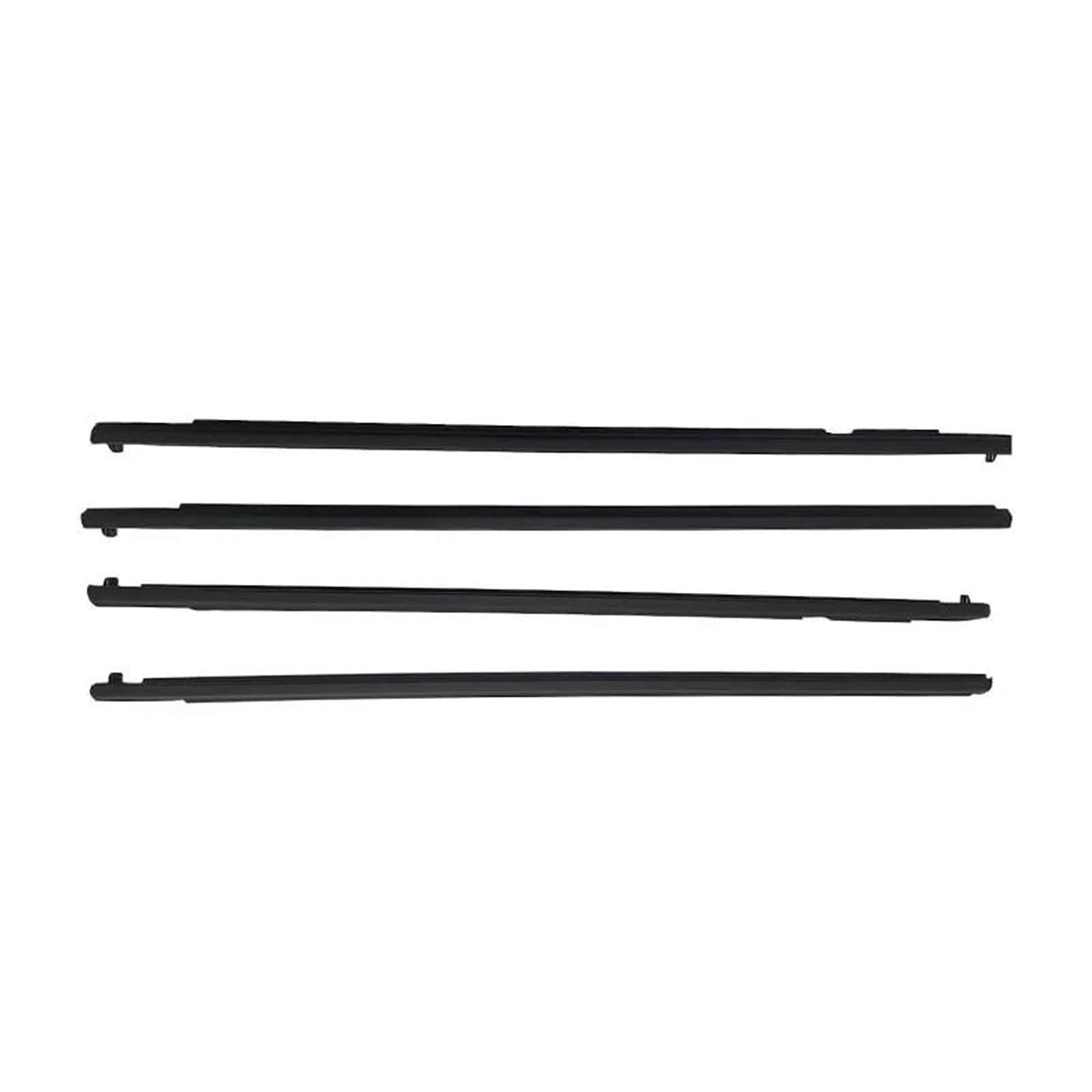 4Pcs Window Rubber Trim for Mazda 3 2004-2009 Weatherstrip Seal Strips Door Moulding Waterproof Rubber
