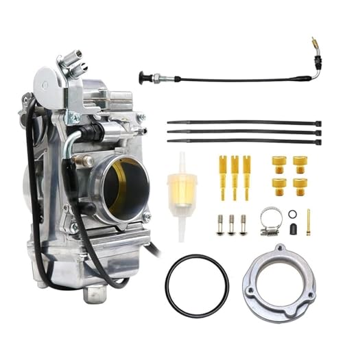 Carburateur Mikuni HSR48 haute précision pour moto Evolution Pumper avec gicleurs