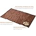 dobar® 60421 Kühlmatte für Hunde - Hundekühlmatte für Hund & Katze - selbstkühlende Matte für Haustiere - Hundedecke mit Kaltgel-Füllung - Kühldecke - 99,5 x 70 cm - Braun