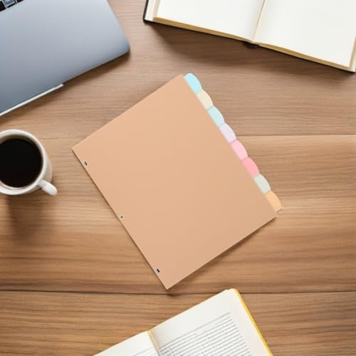 Séparateurs pratiques pour organisation et classement de documents A4