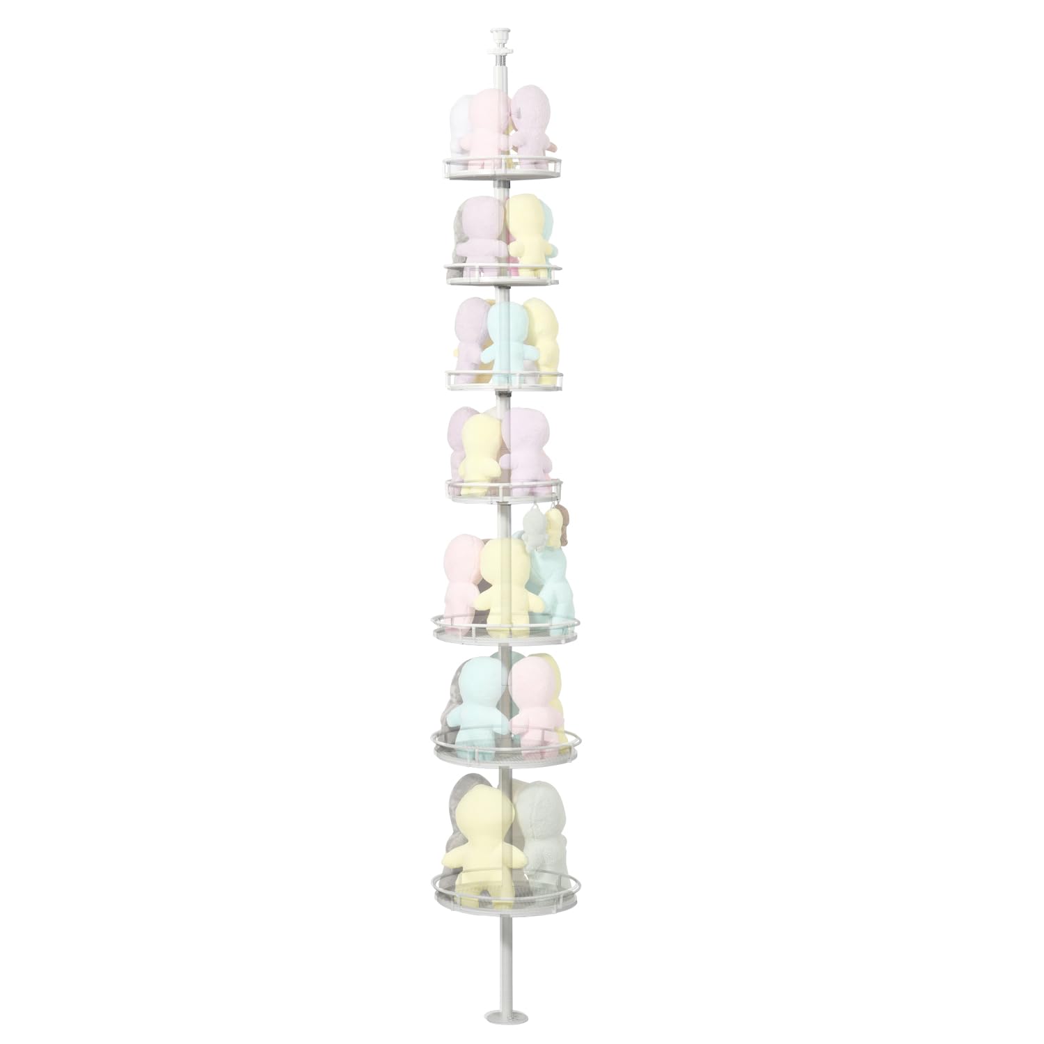 Amazon.co.jp: BIBILAB(ビビラボ) ぬいぐるみ収納 ぬいタワー 床から
