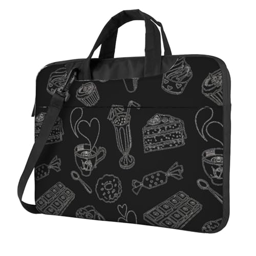 Sacoche pour ordinateur portable tête de mort rétro robuste pour transporter vos dossiers sans douleur