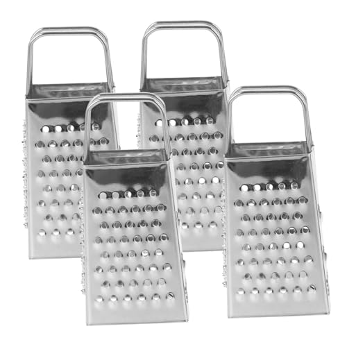 Rallador manual de acero inoxidable 4 piezas miniatura 1