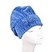 Asciugamano per capelli da 2 paia Asciugamano con soffietto in microfibra Asciugamano da doccia con bottoni, Asciugamano rapido, Cappello per capelli secchi, Cuffia da bagno avvolta