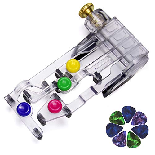 Guitar Beginner Assistant Learning Tool Buddy,One-Key Chord,Guitar Practice Aid Tool,Classical Guitar Chord Practice Tool,Just Press and Play? Guitar assistant+7 Picks?.