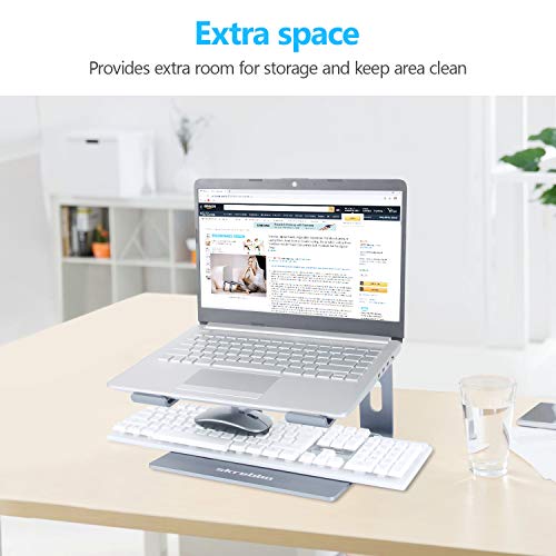 Image of Laptop Stand, Portable Ergonomic Computer Lifter Laptop Desktop Stand, Detachable Cooling Notebook MacBook Air Pro Riser Holder Stand for Dell, HP, Lenovo, Samsung More 10-15.6 inch Laptops