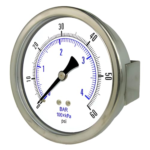 PIC Gauges 203T-254B cadran 0/15 psi 2.5" précision 2-1-2% pour circuit de gaz