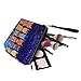 Mumeson Womens Cosmetic Bag Cartoon Cat Starry Sky Print Makeup Bag Portable Wallet Coin Purse Small Handbag Toiletry Bag